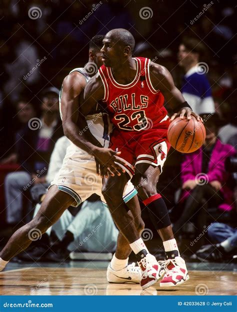 Guard Michael Jordan Of The Chicago Bulls Michael