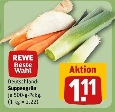 Suppengrün tilbud hos REWE