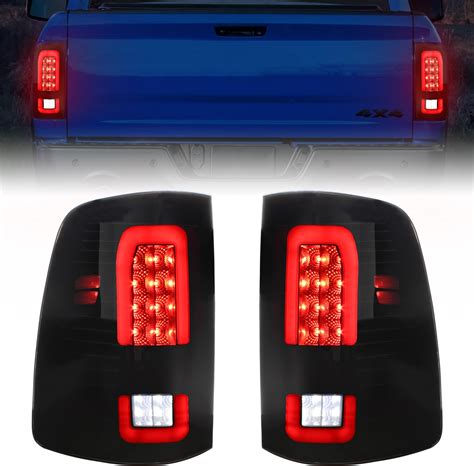 Ajp Distributors Smoke Lens Black Housing Tube Bar Led Tail Lights Lamps For Ram