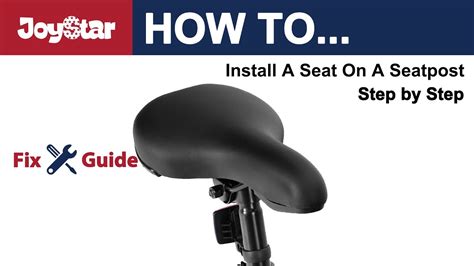 How To Install A Seat On A Seatpost YouTube