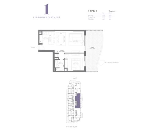 Bay Residences South At Hayat Island Mina Al Arab Floor Plan