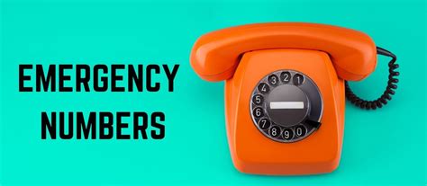 EMERGENCY NUMBERS