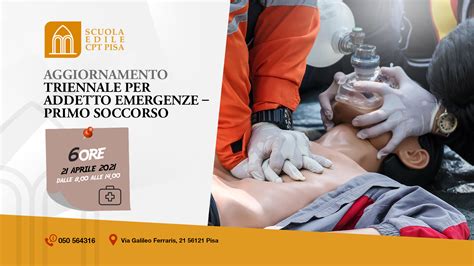 Aggiornamento Triennale Addetto Emergenze Primo Soccorso Scuola Edile