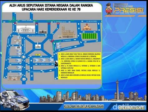 Catat Pengalihan Lalu Lintas Dan Jalan Ditutup Saat Upacara Perayaan