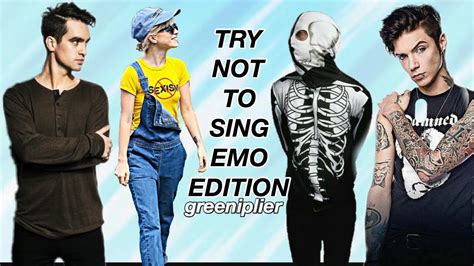 Try Not To Sing Emo Edition Youtube