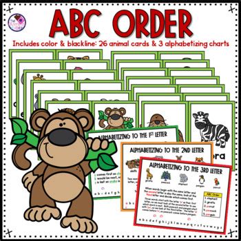 Alphabetical Order | ABC Order by The Chocolate Teacher | TPT