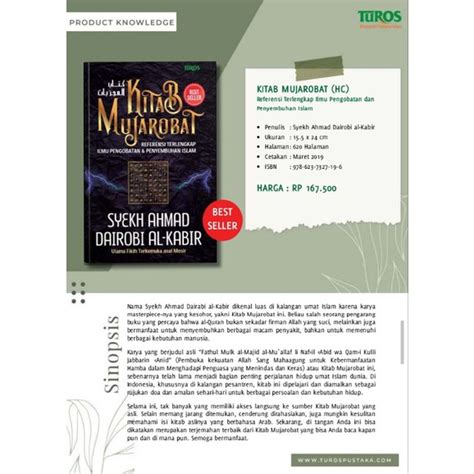 Jual Buku Original KITAB MUJARROBAT HC Referensi Terlengkap Ilmu