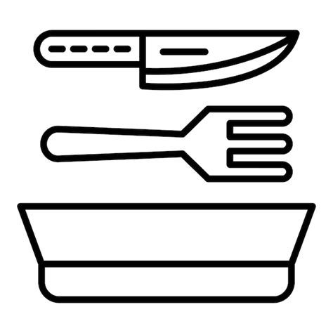 Premium Vector Cutlery Icon Style