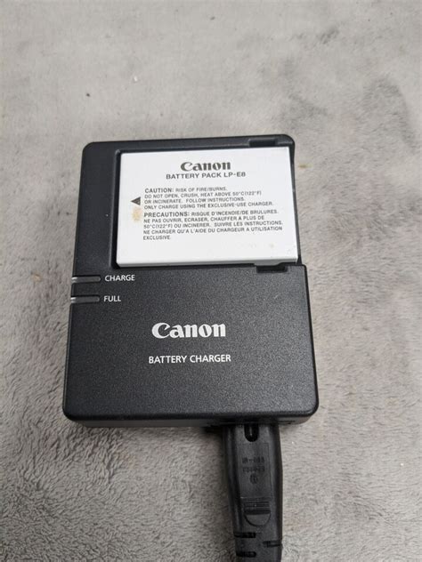 Canon Genuine Charger LC E8E Charger For Canon EOS With Original LP E8