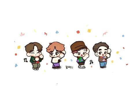 Cr KongDD Exo Art Fan Art Chibi