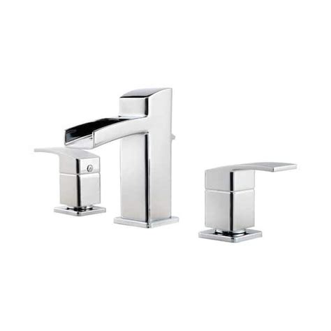 Pfister Kenzo 8 In Widespread 2 Handle Bathroom Faucet In Polished Chrome Lg49 Df0c The Home