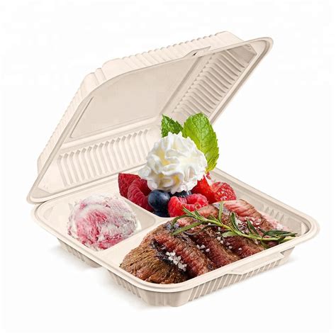 Food Containers Wholesale Disposable Trays With Compartments 24 Oz