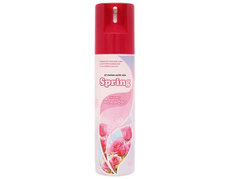 Xịt phòng Spring hoa hồng 250ml giá tốt tại Bách hoá XANH