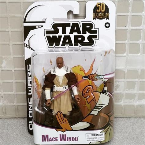 Jual HASBRO STAR WARS BLACK SERIES MACE WINDU CLONE WARS GENNDY