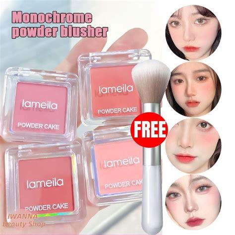 Buy 1 Take 1 Free Monochrome Blush Nude Makeup Natural Waterproof