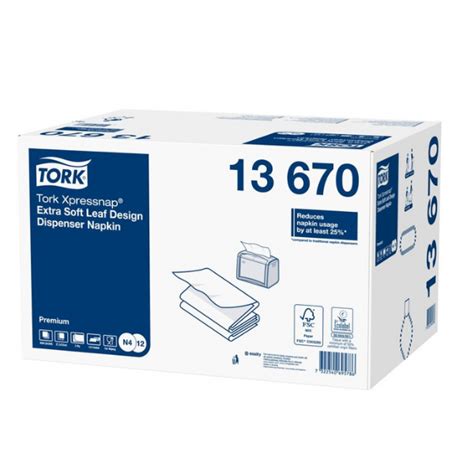 Tork Servietter Xpressnap Extra Soft 2 Lags Interfold Hvid N4 13670