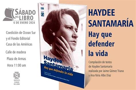 Hayd E Santamar A En El S Bado Del Libro