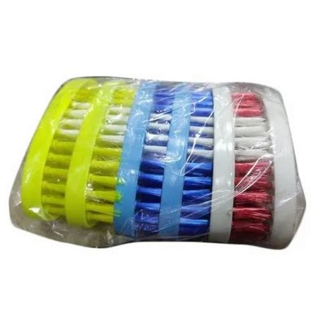 Hard Oval Plastic Clothing Brush For Washing Clothes At Rs Dozen In