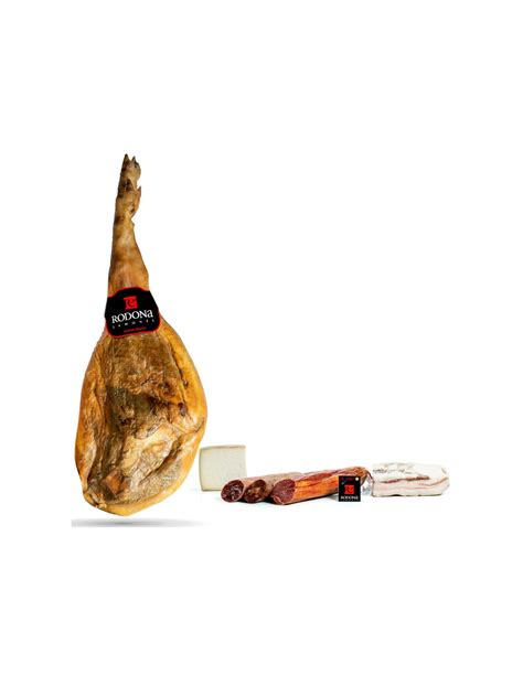 Lote Jamón Serrano Gran Reserva Duroc con embutidos ibéricos y queso de