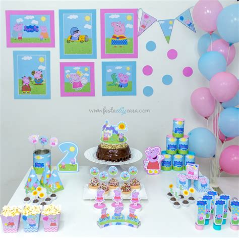 Decoração De Aniversário Da Peppa