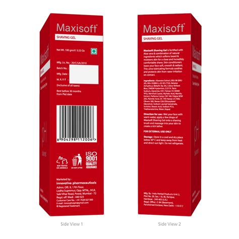 Maxisoft Shaving Gel Supplier In India Innovative Pharma