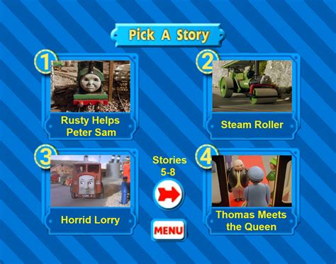 Thomas Sodor Adventures Pick A Story Menu 1 By Milliefan92 On Deviantart