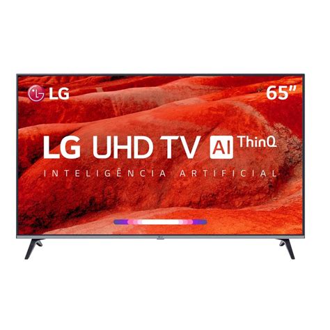 Smart TV Led 65 LG 65UM7520PSB Ultra HD 4K Thinq Ai Conversor Digital