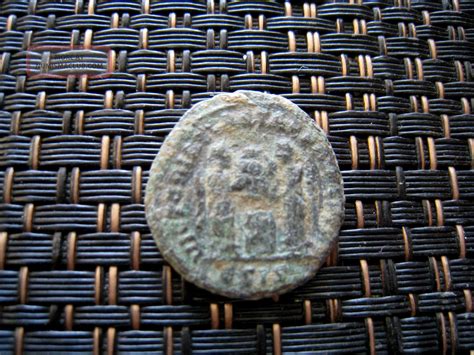 Follis Constantine The Great 307 - 337 Ad Silvered Ancient Roman Coin