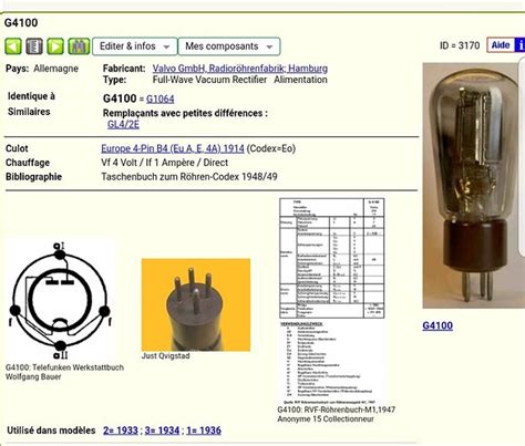 Lampe Identifier G Valvo Mod Les Marques Forum Retrotechnique