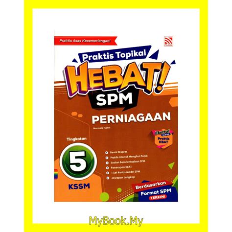 BARU MyB Buku Latihan Perniagaan Praktis Topikal Hebat Tingkatan