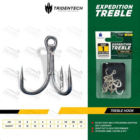 Jual Treble Hook X Tridentech Expedition Tribel Hook Tripel Hook Kail