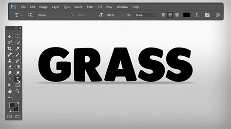 How To Create A Grass Action Text Effect In Adobe Photoshop Vti