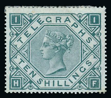 Stamp Auction Great Britain Post Office Telegraph Stamps The Dr