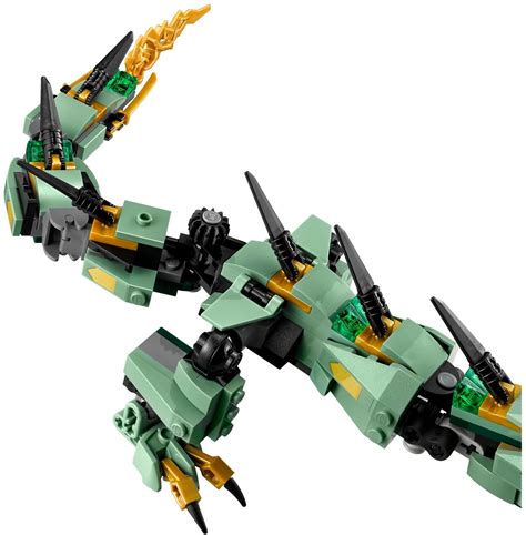 The Lego Ninjago Movie Green Ninja Mech Dragon Mech Drache