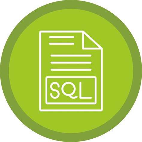 Sql L Nea Multi Circulo Icono Vector En Vecteezy