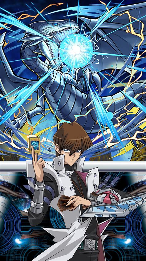 Seto Kaiba And Blue Eyes White Dragon