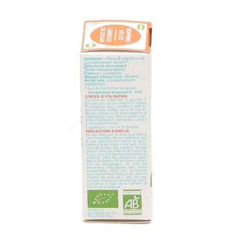 Puressentiel Huile Essentielle Cannelle De Ceylan Bio Anti Infectieux