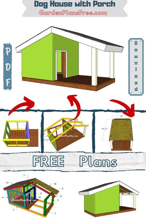 How to Build a Dog House with Porch