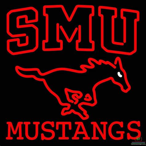 Custom Southern Methodist Mustangs Neon Sign NCAA Teams Neon Light