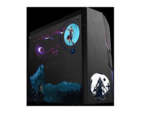 Atx Gaming Pc Case Stickers Mid Tower Computer Decorative Game Etsy