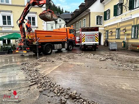 Stmk Hagel Unwetterzelle über Bad Aussee sorgte am 1 Juni 2023 für