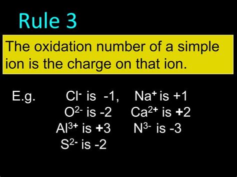 2.6.1 oxidation numbers | PPT