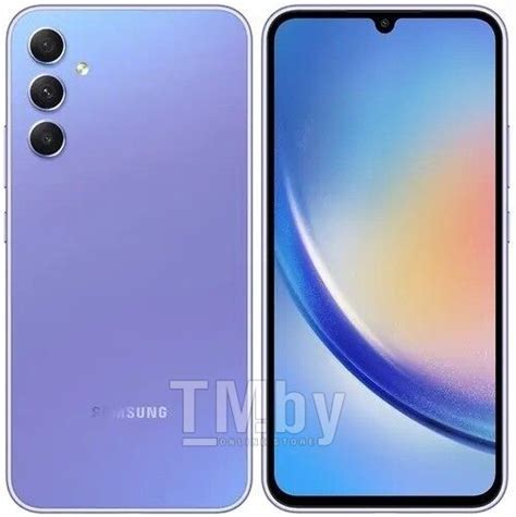 Купить смартфон Samsung Galaxy A34 8/256Gb Awesome Violet в Минске — TM.by
