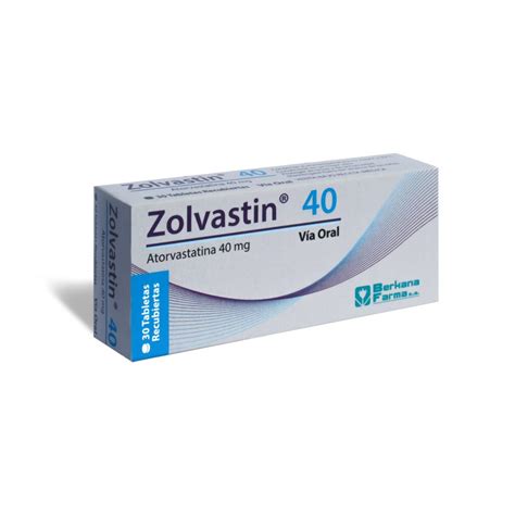 Zolvastin 40 Mg Tab Rec X 30 Berkanafarma S A