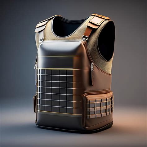 Premium AI Image | A bulletproof vest isolated