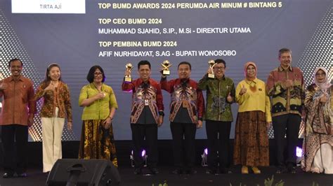 Hebat Pemkab Wonosobo Kembali Borong Penghargaan Di Top BUMD Awards