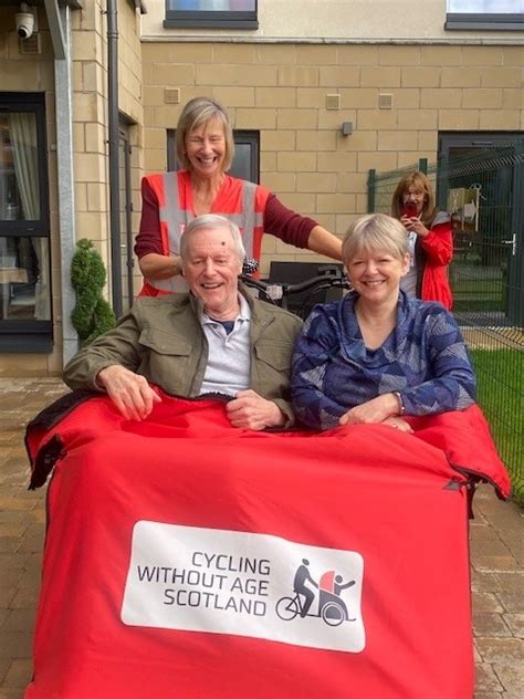 Cycling Without Age Scotland S Trishaw Project Roselea Court