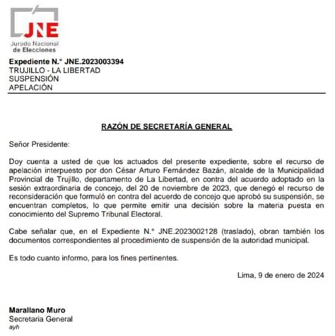 Jne Suspende Al Alcalde De Trujillo Arturo Fern Ndez El Cargo Lo