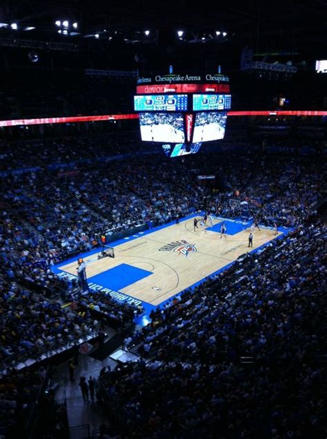 Chesapeake Energy Arena Home Of The Oklahoma Thunder Oklahoma City