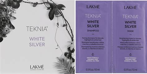 Набор пробников Lakme Teknia White Silver sh 10ml mask 10ml